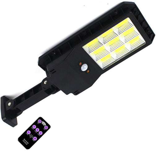 150 LED COB Solar Street Flood Light with Motion Sensor & Remote for Your Backyard, Garden, Cottage, Farm, Barn, Parking Lot, Playground