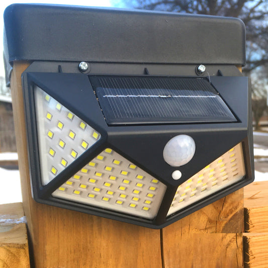 Super Bright 100 LED Solar Lights with Motion Sensor