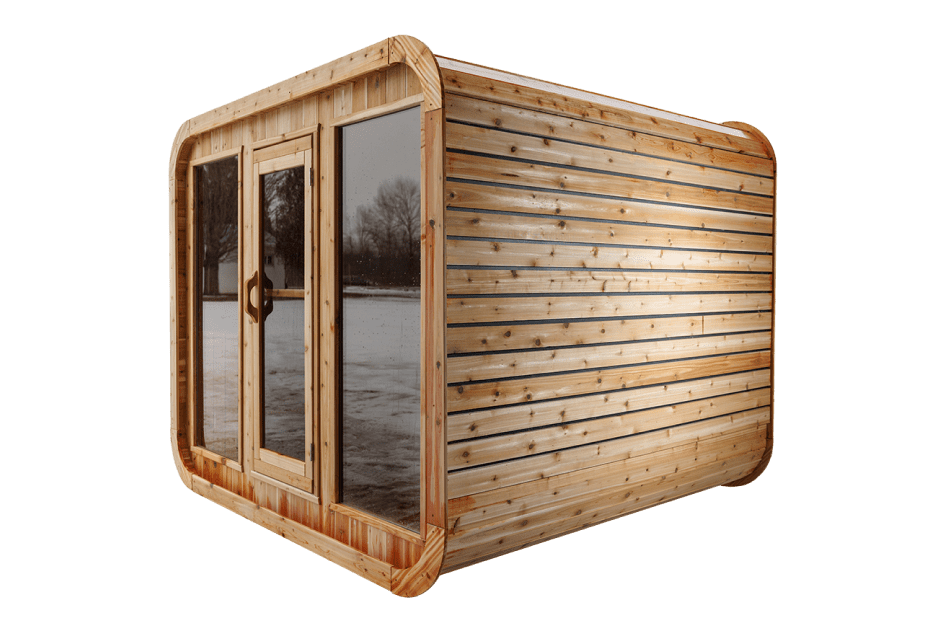 Luna Sauna SA08 - 8 x 8H - 8 persons - Clear Red Cedar