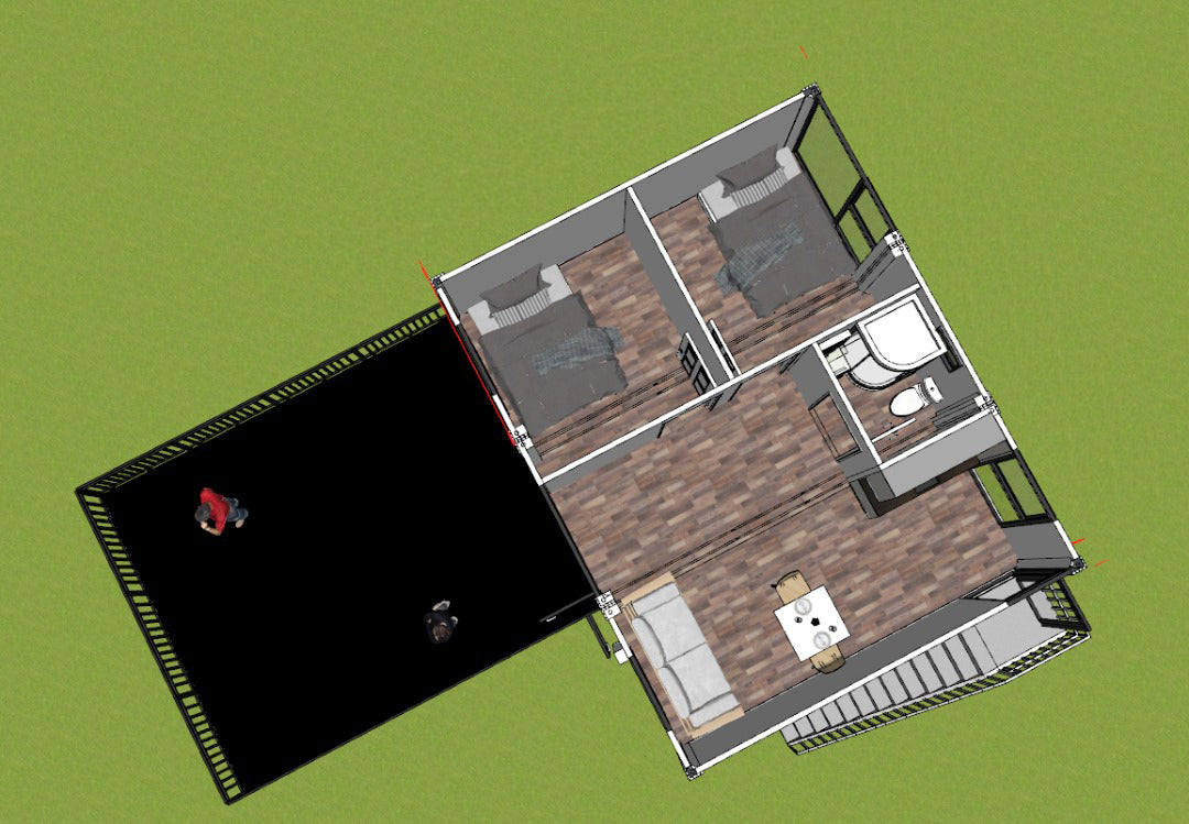 Prefab house - SAB 58 - 1220 sqft