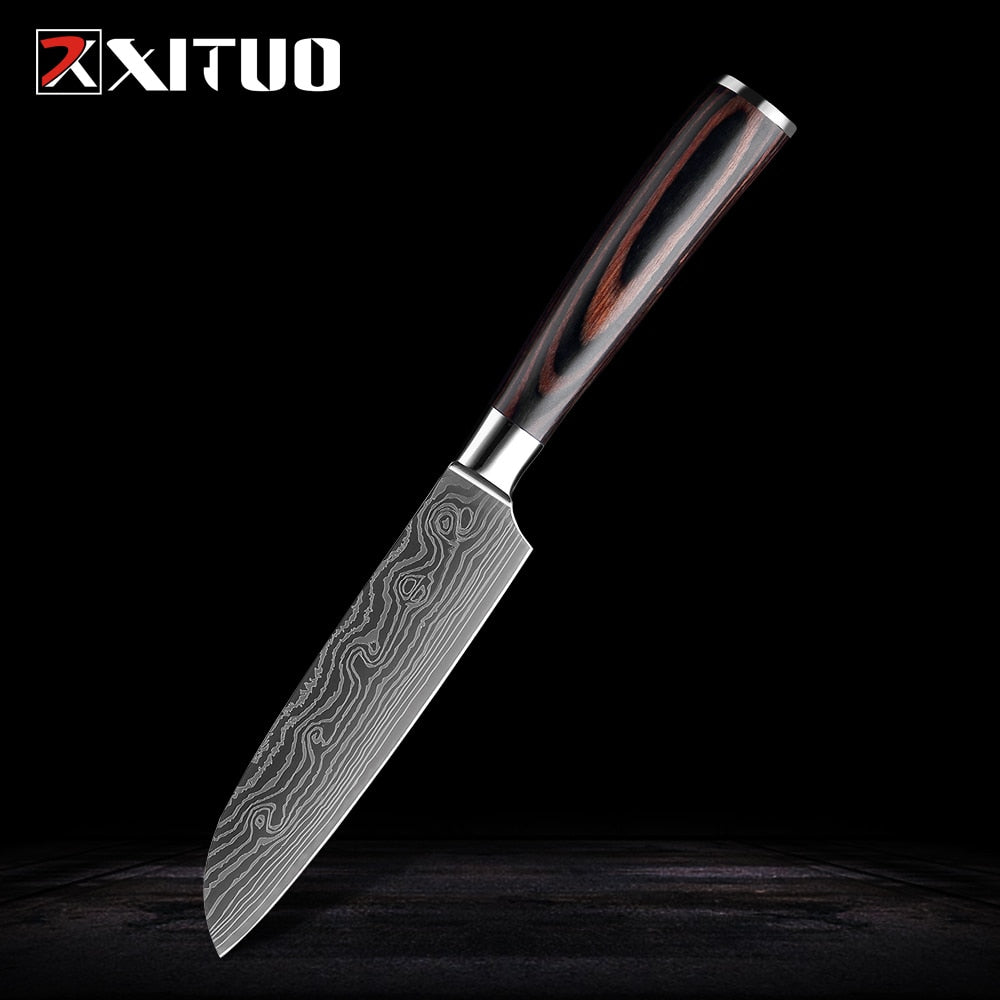 Stainless steel kitchen knives set Japanese chef knife