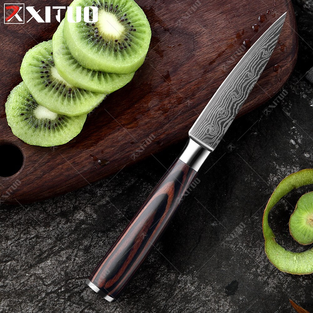 Stainless steel kitchen knives set Japanese chef knife