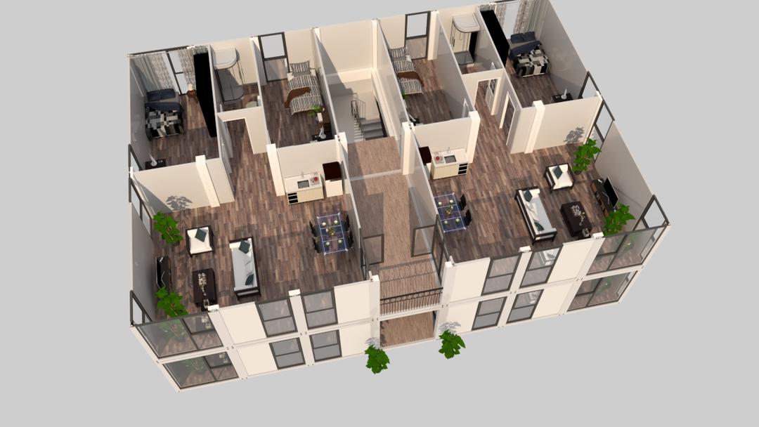 Prefab House - Modular apartment - SAB 47 - 4056 sqft